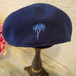 Caribean Joe Navy Blue Newsboy Cap